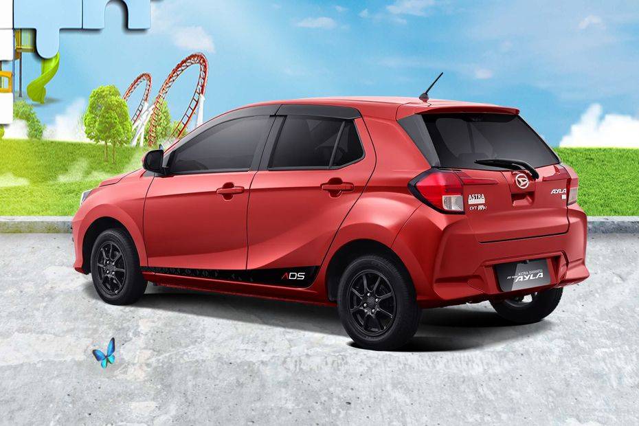 Rear Medium View of Daihatsu Ayla